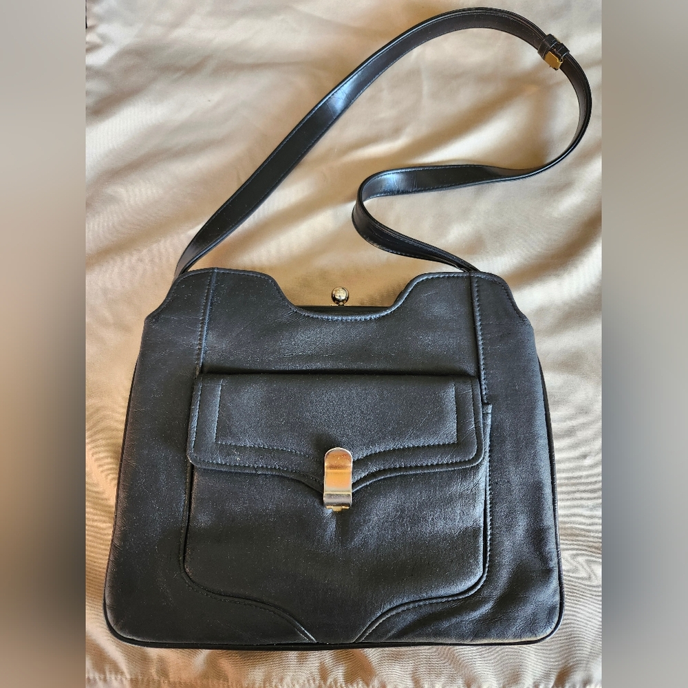 Vintage Black Shoulder Bag